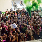 Abortion rights demonstrators mobilize in Brasília. Photo: Matheus Alves/Mídia NINJA.