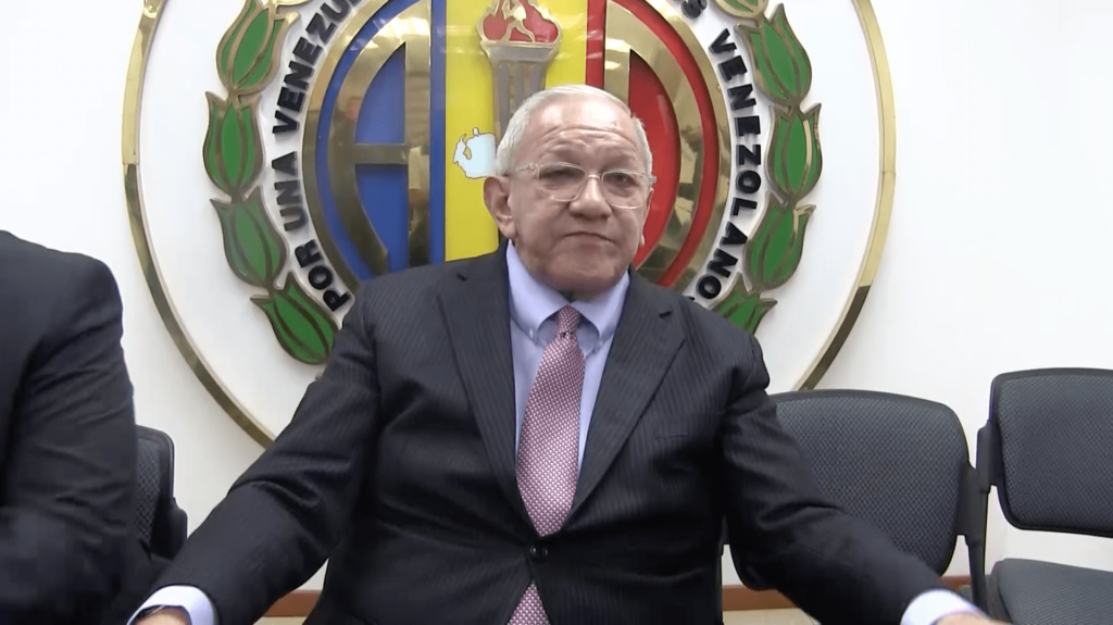 Bernabé Gutiérrez, general secretary of Venezuelan opposition party Democratic Action. File photo.