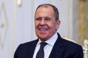 Russian Foreign Minister Sergey Lavrov on the sidelines of the St. Petersburg International Economic Forum in St. Petersburg, Russia, Thursday, June 6, 2024. Photo: AP.