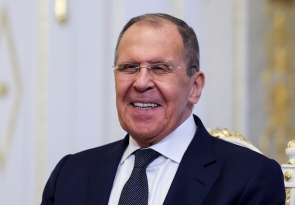 Russian Foreign Minister Sergey Lavrov on the sidelines of the St. Petersburg International Economic Forum in St. Petersburg, Russia, Thursday, June 6, 2024. Photo: AP.
