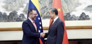 Chinese Foreign Minister Wang Yi told visiting Venezuela's Foreign Minister Yván Gil Pinto on June 5, 2024. Photo: Foreign Ministry.