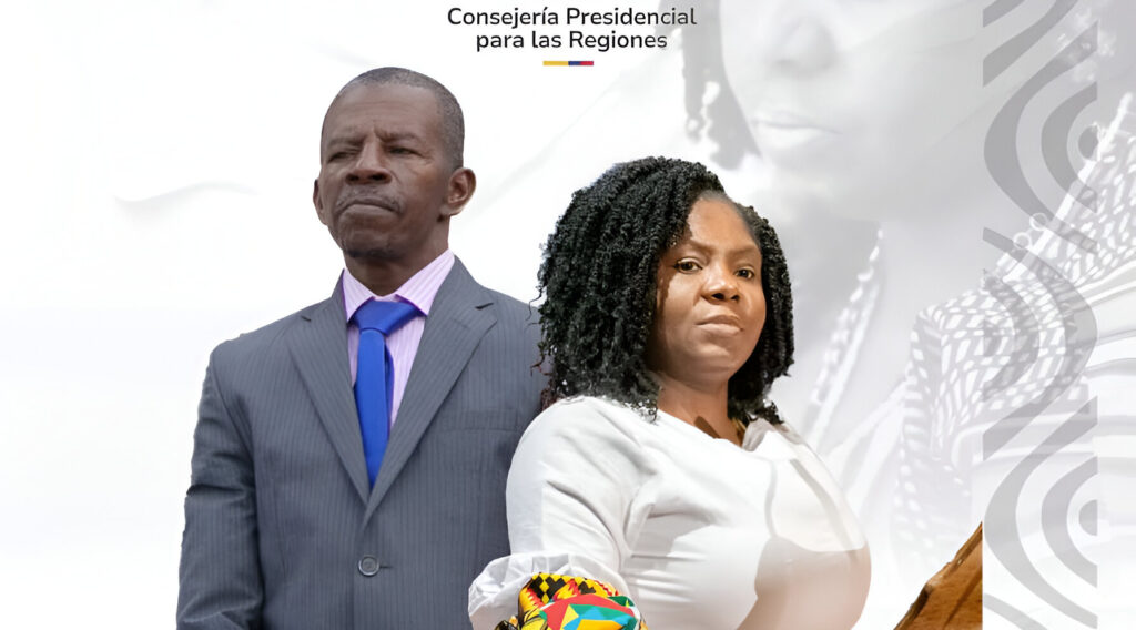 Sigfredo Marquez (left) and his daughter, Colombian Vice President Francia Marquez in a photo composition. Photo: Noticias y Respuestas.