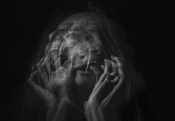 Photo of a person screaming using a motion capture effect. Photo: Unsplash/File photo.