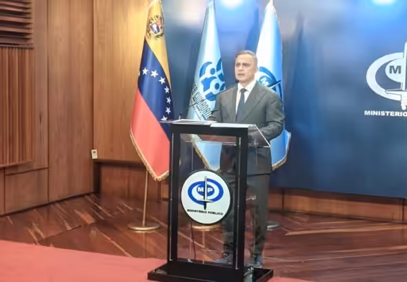 Featured image: Venezuelan Attorney General Tarek William Saab giving statements to the press on far-right post electoral violence in Venezuela. Photo: RedRadioVE.