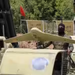 Hezbollah drone and missile systems. Photo credit: Hanna Davis/MEE.