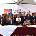 Press conference by the Supreme Electoral Tribunal of Bolivia providing information about the Multiparty Meeting held under its auspices to unblock the electoral process. Photo: X/@TSEBolivia.