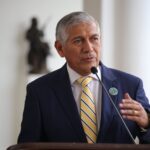 The president of CEELA, Nicanor Moscoso. Photo: X/@VTVcanal8.