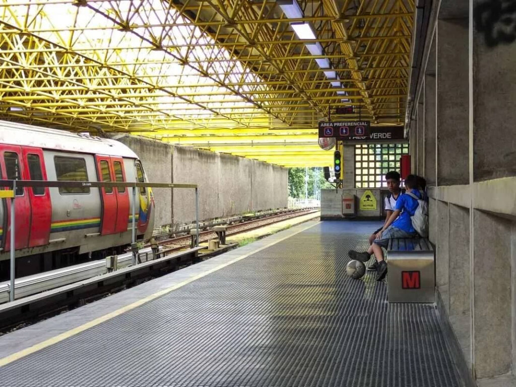 A view of a Caracas Metro station. File photo.