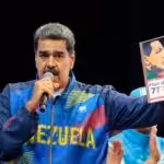 Venezuelan President Nicolas Maduro speaking while holding a “Plan de la Patria (7T)” booklet, during its presentation on March 20, 2023. Photo: X/@PresidencialVen/file photo.