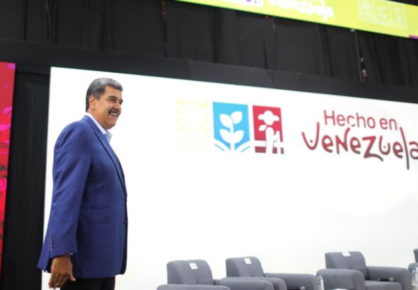 Venezuelan President Nicolas Maduro opening a session of the National Council of Productive Economy in Caracas on Friday, July 12, 2024. Photo: X/@PresidencialVen.