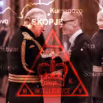 The United Kingdom's King Charles III (Left) and Charles Garrett (Right). Photo: Grayzone.