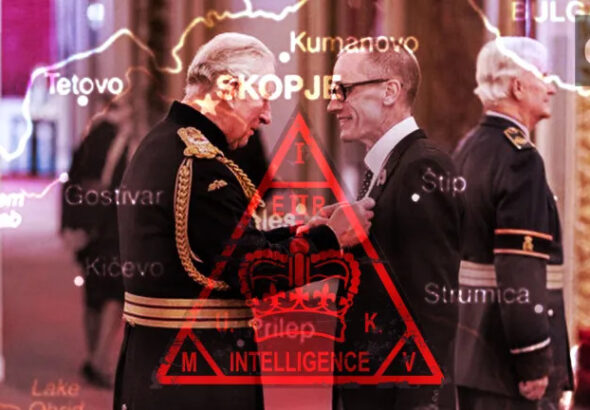 The United Kingdom's King Charles III (Left) and Charles Garrett (Right). Photo: Grayzone.