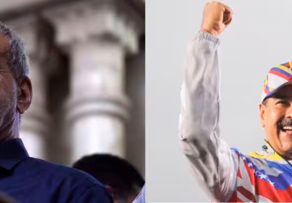 President-elect of Iran, Masoud Pezeshkian (left) and president of Venezuela, Nicolás Maduro (right). Photo: PressTV/Presidential Press.