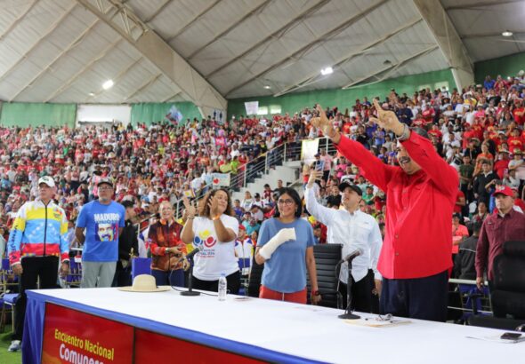 Venezuelan President Nicolás Maduro at the first national meeting of the communal circuits, held in Lara state, July 6, 2024. Photo: Presidential Press.