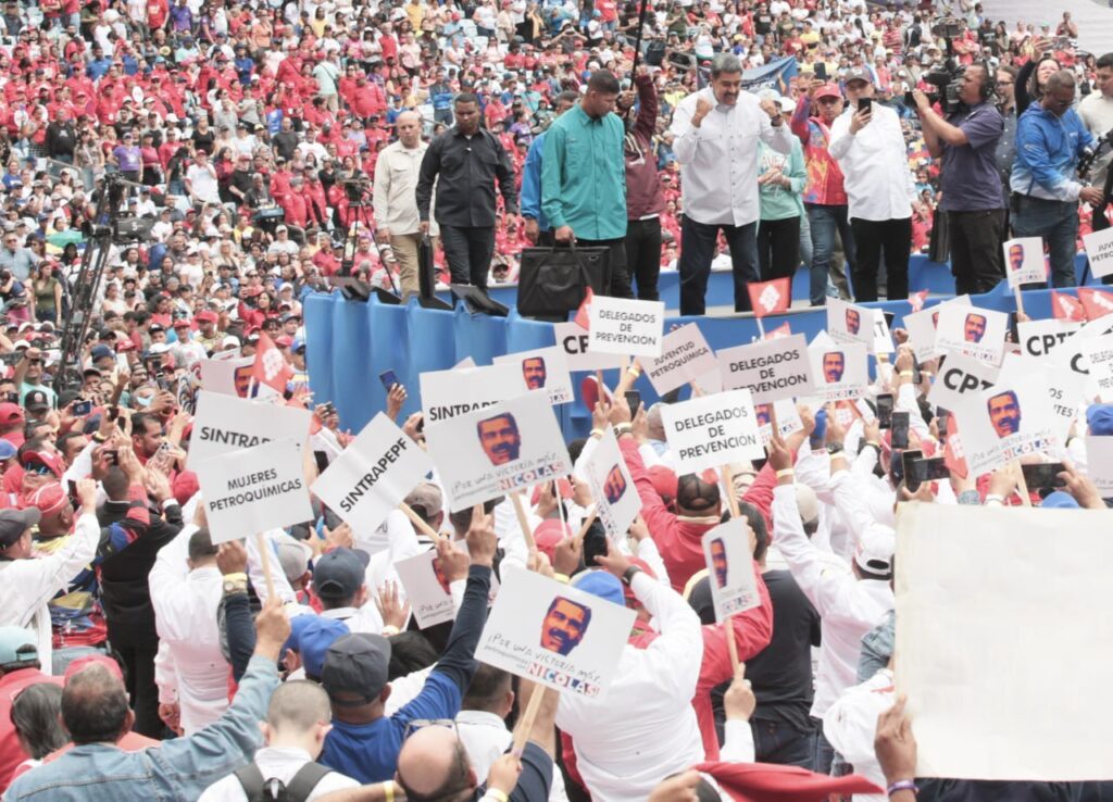 Venezuelan President Nicolás Maduro at a campaign rally. Photo: Presidential Press.