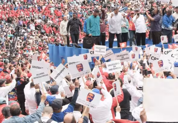Venezuelan President Nicolás Maduro at a campaign rally. Photo: Presidential Press.