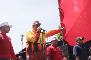 Venezuelan President Nicolás Maduro, candidate for the Chavista coalition Great Patriotic Pole, at an electoral campaign in Zulia state. Photo: Presidential Press.