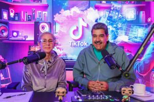 Venezuelan President Nicolás Maduro and his wife, Deputy Cilia Flores, on the president's Tiktok live on May 5, 2024. Photo: X/@NicolasMaduro.