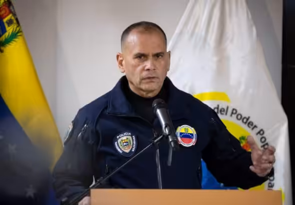 Venezuelan Minister for the Interior, Justice and Peace Remigio Ceballos. Photo: EFE/Rayner Peña.