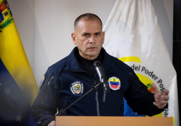 Venezuelan Minister for the Interior, Justice and Peace Remigio Ceballos. Photo: EFE/Rayner Peña.