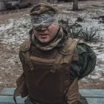 Russian soldier captured on the Donbass frontline. Photo: Diego Herrera Carcedo/Anadolu Agency via Getty Images.