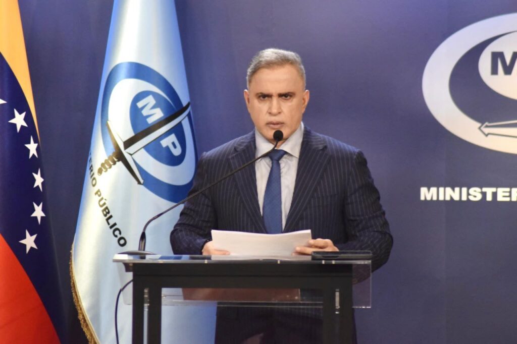 The attorney general of Venezuela, Tarek William Saab. Photo: X/@MinpublicoVEN.