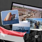 Collage of Yemen's Red Sea blockade and other military operations in support of Palestine. Illustration: Al-Mayadeen/Batoul Chamas.