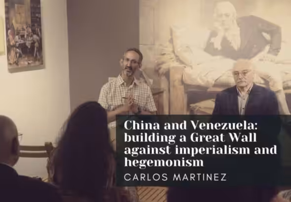 Carlos Martinez and Francisco Domínguez. Photo: Friends of Socialist China/File photo.