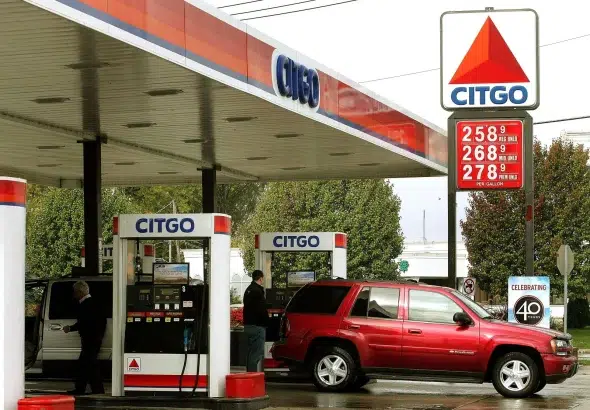 A CITGO gas station in the state of Illinois, US. Photo: Tim Boyle/Getty Images.
