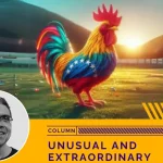 Nicolás Maduro is often represented by Chavistas as a colorful rooster. Photo: Venezuelanalysis.