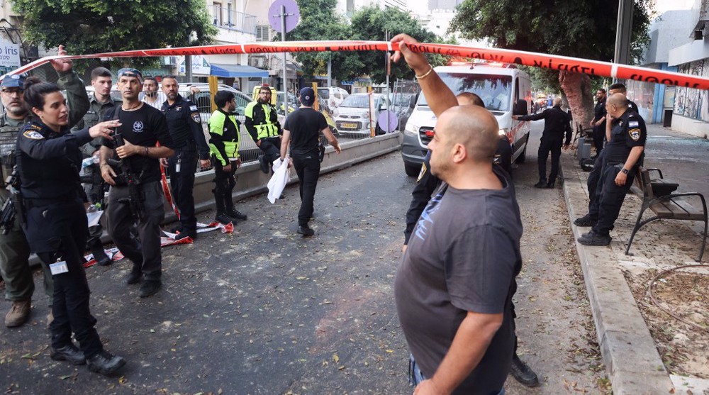 Israeli military search the scene where an explosion took place in Tel Aviv on July 19, 2024. Photo: AFP.
