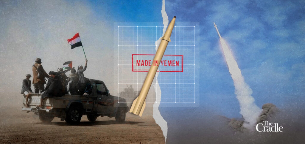 Yemeni fighters (Left) and hypersonic missiles (Center & Left). Photo: The Cradle.