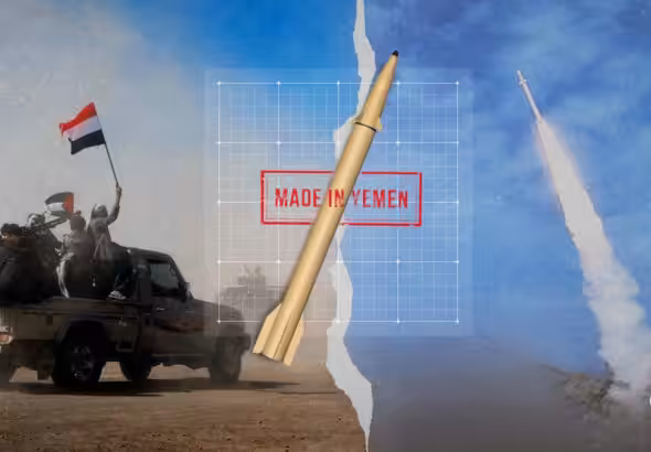 Yemeni fighters (Left) and hypersonic missiles (Center & Left). Photo: The Cradle.