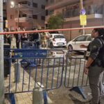 Members of Israeli forces are seen where a drone exploded in Tel Aviv on July 19, 2024. Photo: AFP.