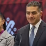 Mexico’s President-elect Claudia Sheinbaum (left) and Omar García Harfuch (right). Photo: Facebook/@OGHarfuch/file photo.