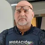 Former paramilitary chief, head of the nefarious Autodefensas Unidad de Colombia (AUC), Salvatore Mancuso, upon his arrival to Colombia after being deported by the US government on February 27, 2024. Photo: X/@contrapuntovzla/file photo.