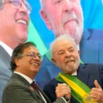 Brazilian president Luiz Inacio Lula da Silva (right) poses for a picture with Colombia's President Gustavo Petro (left), at the Planalto Palace, in Brasilia, Brazil, Jan. 1, 2023. Photo: AP/file photo.