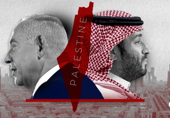 Israeli Prime Minister Benjamin Netanyahu (Left) and Saudi Crown Prince Mohammed bin Salman (Right). Photo: The Cradle.