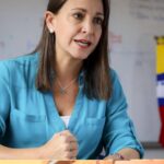 Venezuelan far-right opposition politician, María Corina Machado. Photo: Miguel Gutiérrez/EFE/File photo.