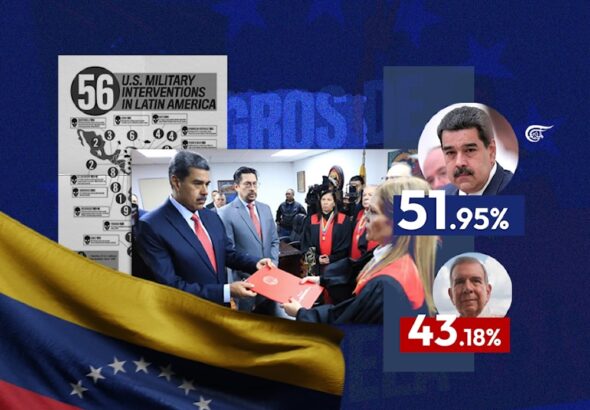 All candidates except Gonzalez signed a statement saying they would accept the CNE's result. They expected defeat and were crying "fraud" well before the election. Photo: Zeinab El-Hajj/Al Mayadeen English.