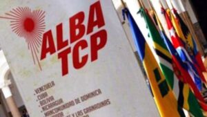 Names and flags of ALBA-TCP member states. File photo.