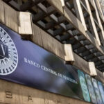 A view of the façade of the Central Bank of Venezuela. File photo.