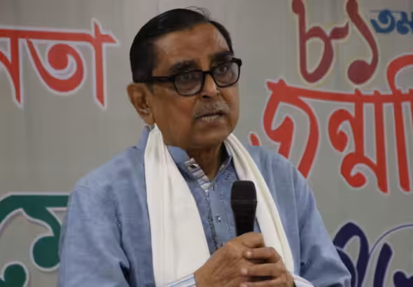 Rashed Khan Menon, a former member of parliament and the President of the Workers Party of Bangladesh. Photo: Workers Party of Bangladesh.