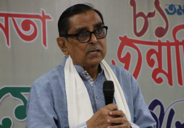Rashed Khan Menon, a former member of parliament and the President of the Workers Party of Bangladesh. Photo: Workers Party of Bangladesh.