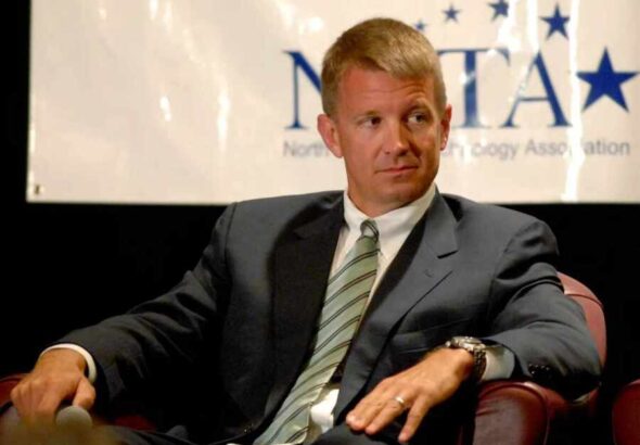 Erick Prince, owner of the world's largest mercenary organization, Blackwater. File photo.