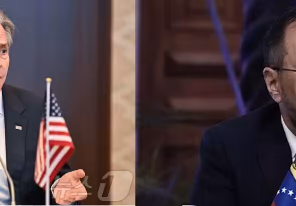 US Secretary of State Antony Blinken (left) and Venezuelan Foreign Minister Yván Gil (right). File photos.