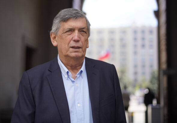 Lautaro Carmona, president of the Communist Party of Chile. Photo: La Tercera.