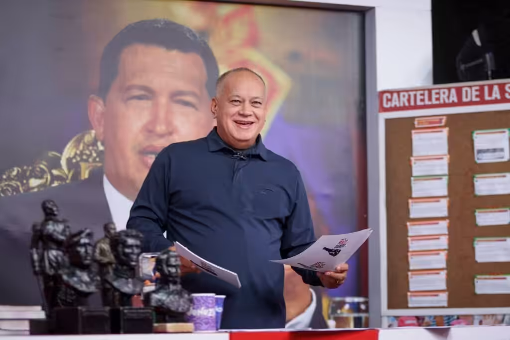 PSUV leader Diosdado Cabello on his television program Con El Mazo Dando, August 15, 2024. Photo: Instagram/@ivangzama.