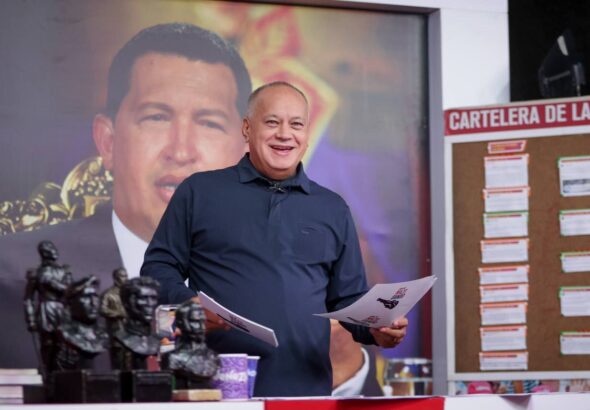 PSUV leader Diosdado Cabello on his television program Con El Mazo Dando, August 15, 2024. Photo: Instagram/@ivangzama.