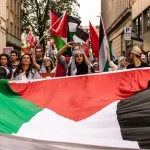 The March for Return and Liberation in Brussels, Belgium, on 29 October, 2022. Photo: Masar Badil.
